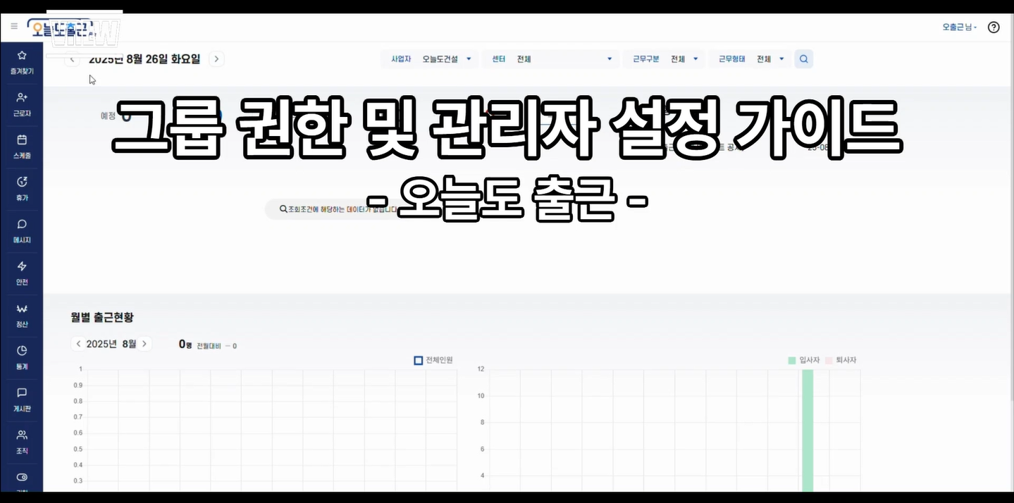 그룹 권한 및 관리자 설정 가이드
